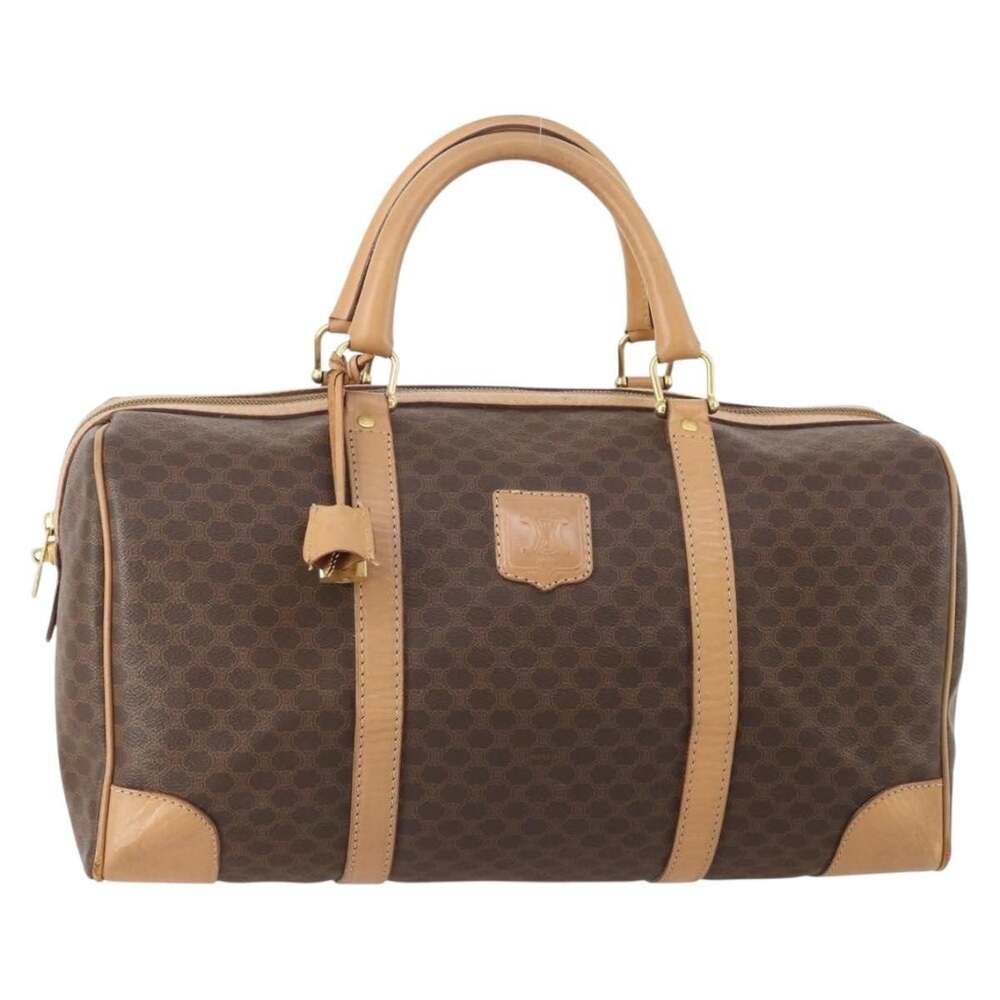 Celine Macadam Boston Bag Brown
